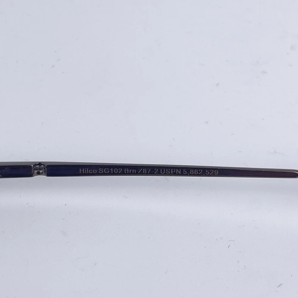 Hilco A2 Eyewear SG102 Unisex Eyeglasses Frame Brown‎ Full Rim Oval 49-19-135mm